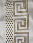 Dubai Maxi Abaya with African Print and Gold Beading